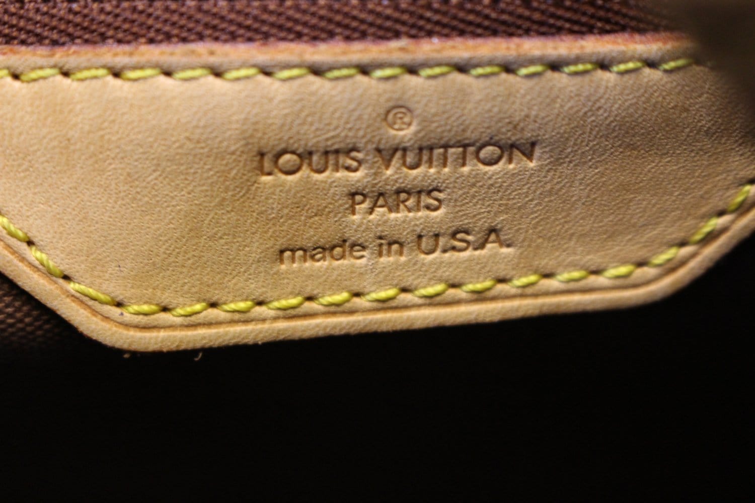 LOUIS VUITTON Monogram Batignolles Vertical Shoulder Bag E4119
