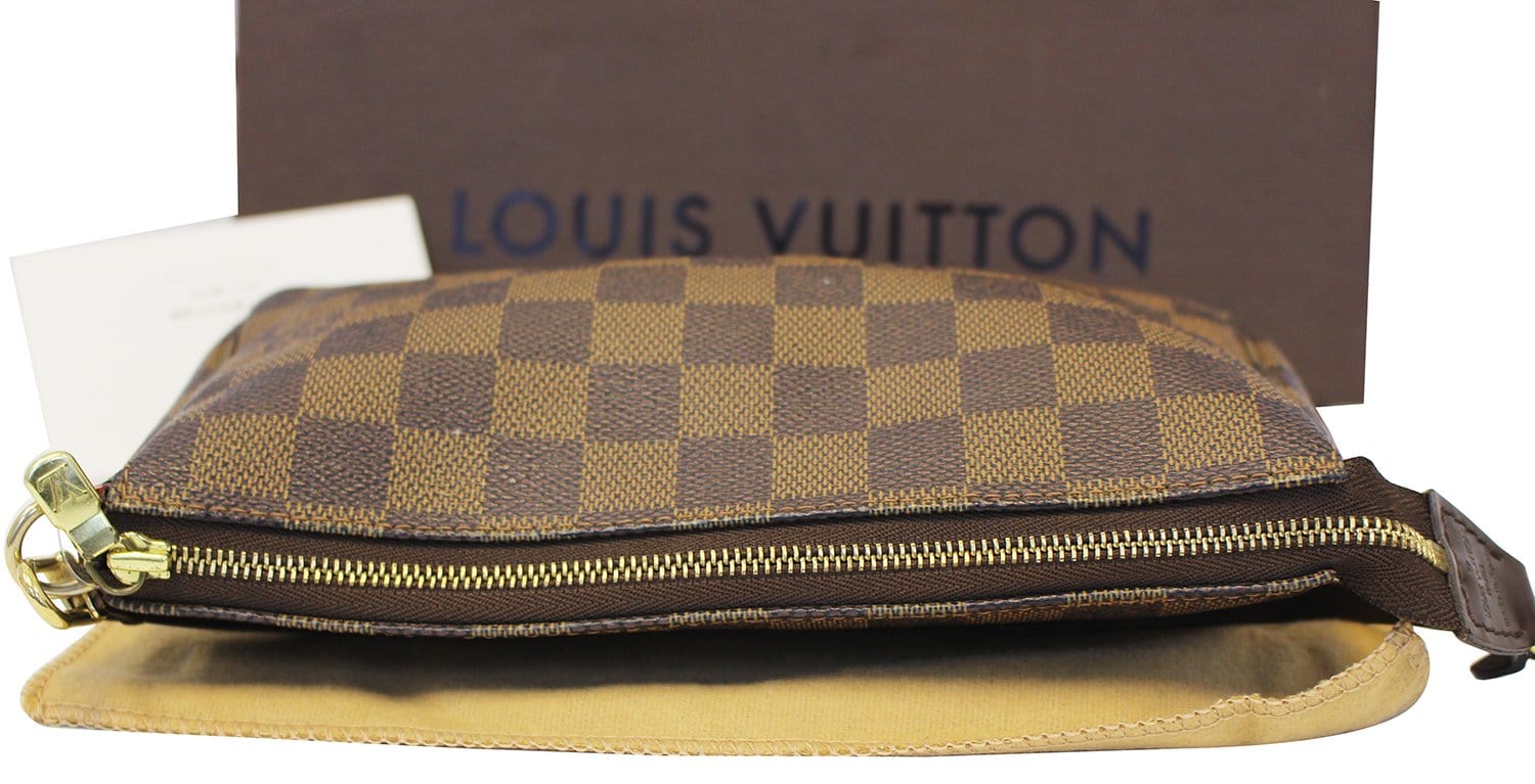 Sold at Auction: Louis Vuitton, LOUIS VUITTON DAMIER EBENE POCHETTE  ACCESSOIRES