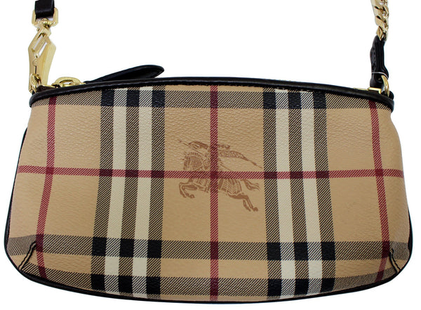 BURBERRY Nova Check Haymarket Clara Wristlet