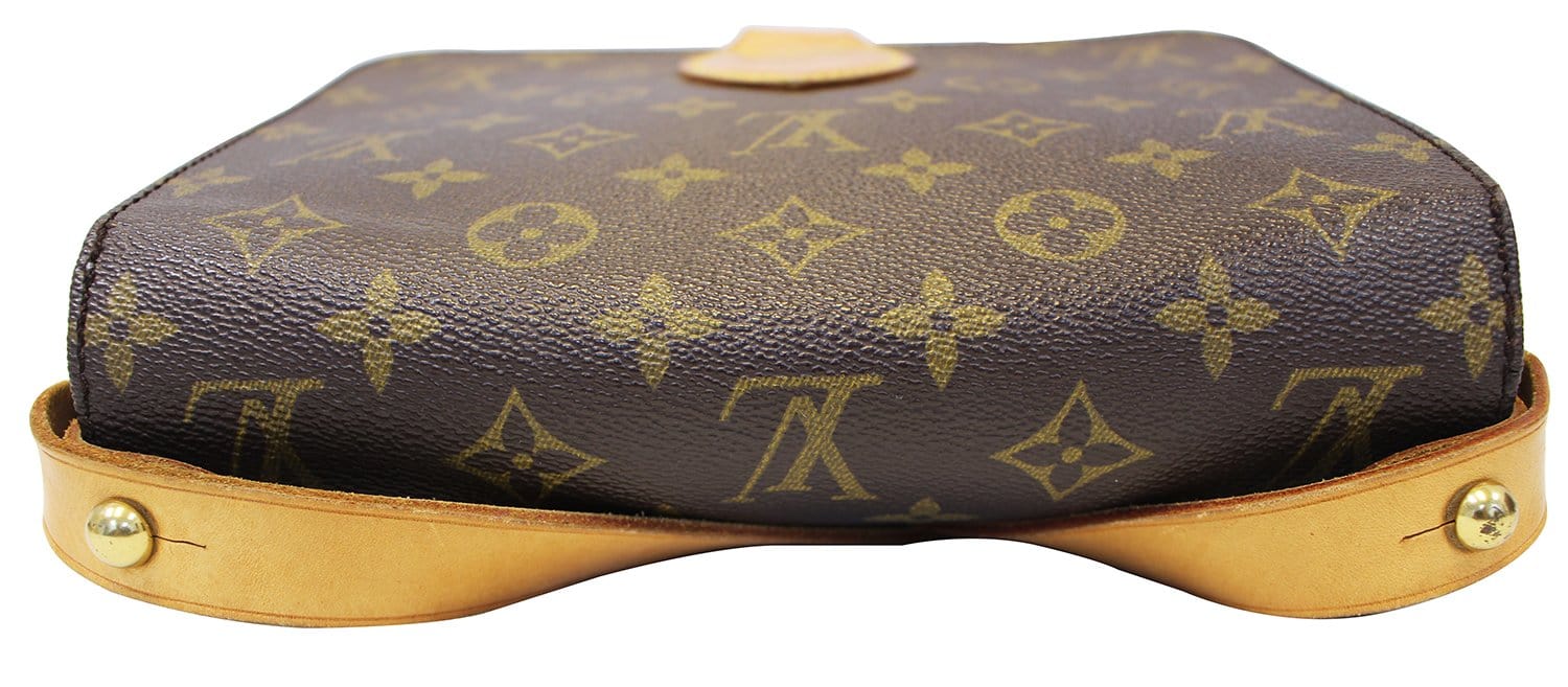 Cartouchière leather crossbody bag Louis Vuitton Brown in Leather - 32085532