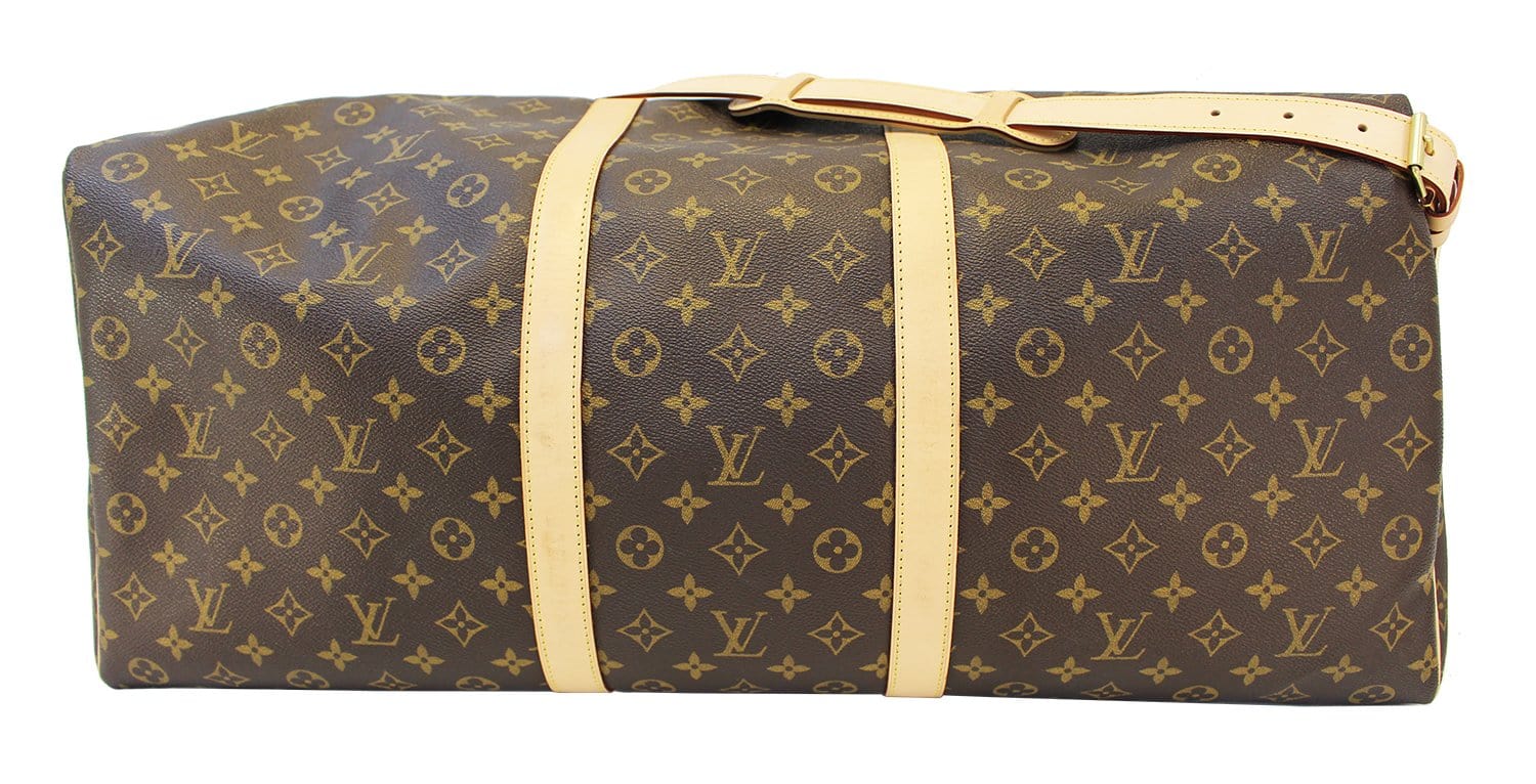 Authentic Louis Vuitton Monogram Keepall bandouliere 60 hand
