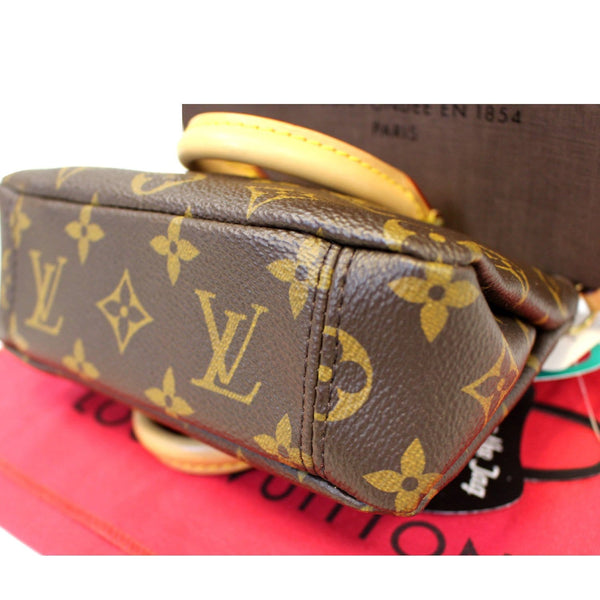 LOUIS VUITTON Nano Pallas Monogram Canvas Shoulder Crossbody Bag