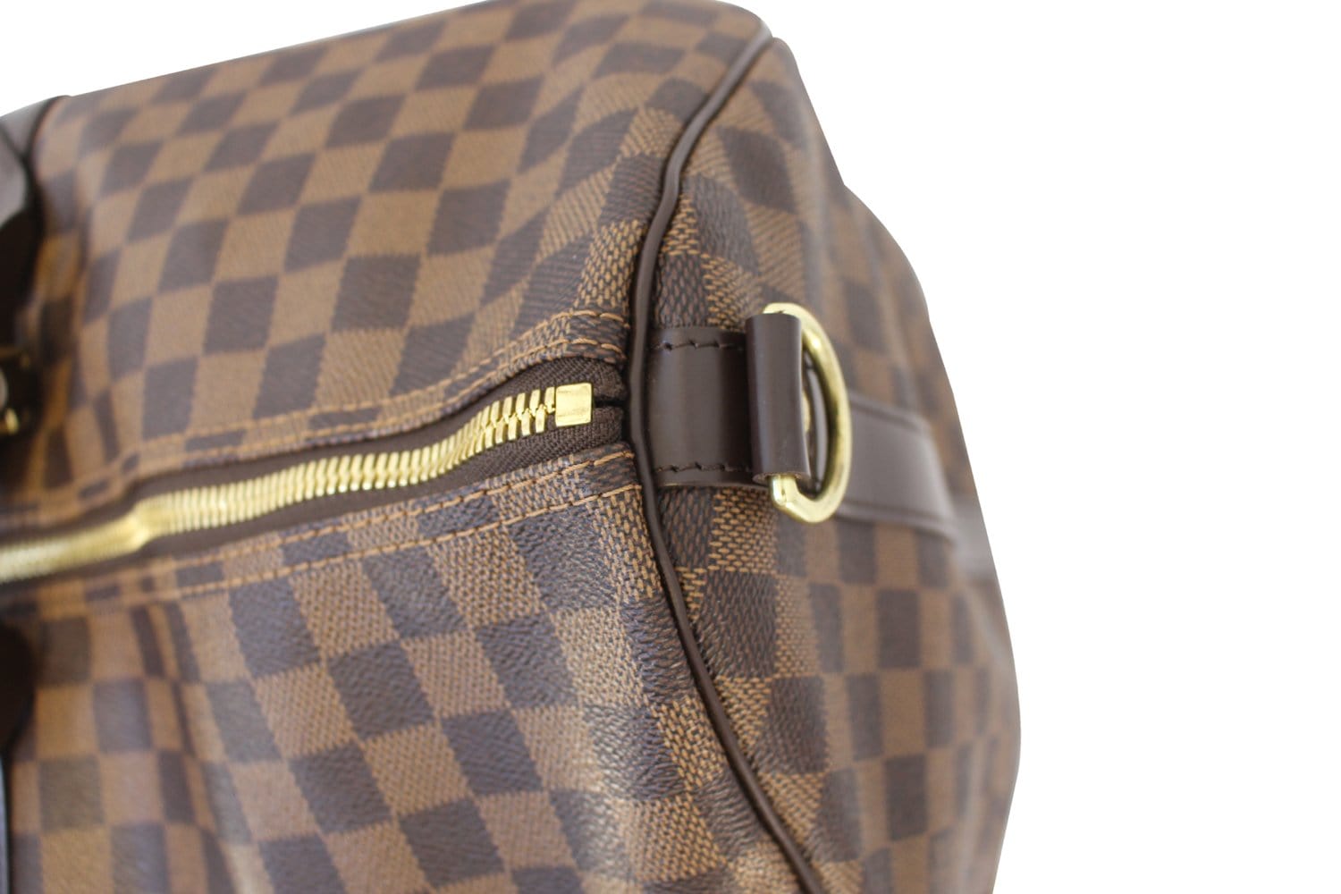 Louis Vuitton Keepall Bandouliere Damier Ebene Bag
