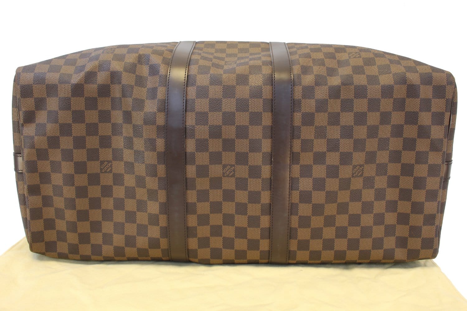 Louis Vuitton Damier Ebene Keepall Bandouliere 55 Duffle with Strap BNWT