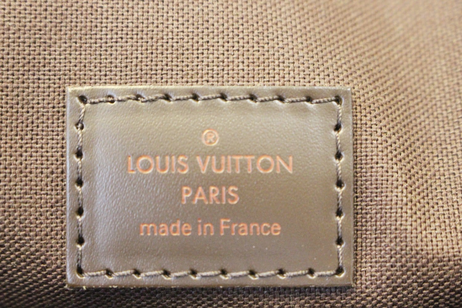 Vintage Authentic Louis Vuitton Brown Ebene Brooklyn MM France