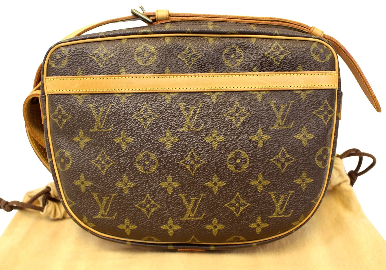 LOUIS VUITTON Monogram Jeune Fille GM Shoulder Bag Vintage M51225
