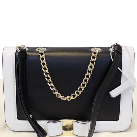 Salvatore Ferragamo Vara Flap Shoulder Crossbody Bag - chain