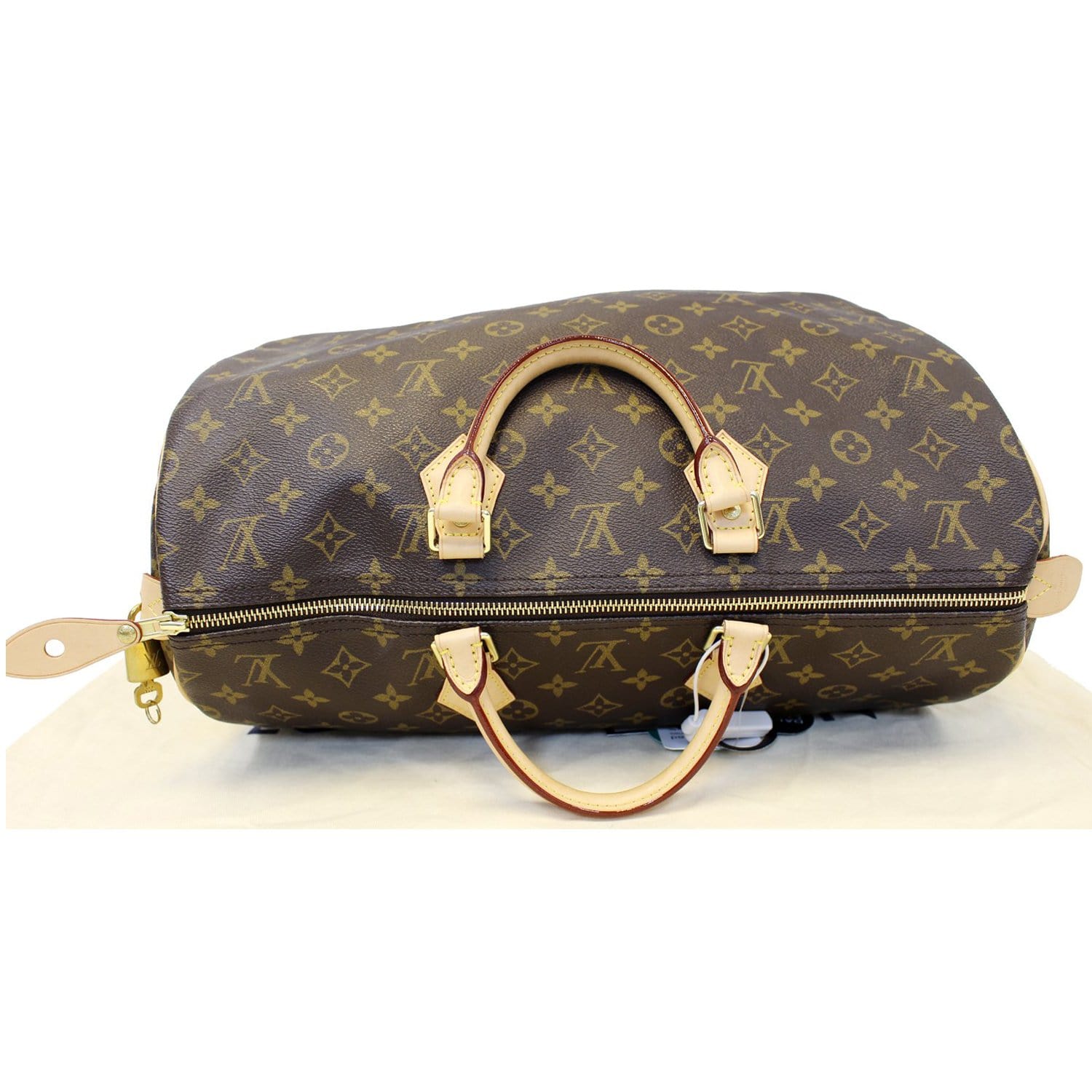 Louis Vuitton Monogram Speedy 40 - Brown Handle Bags, Handbags - LOU815214