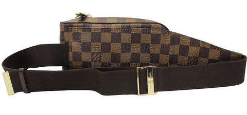 LOUIS VUITTON Damier Canvas Geronimos Brown Hip Bag