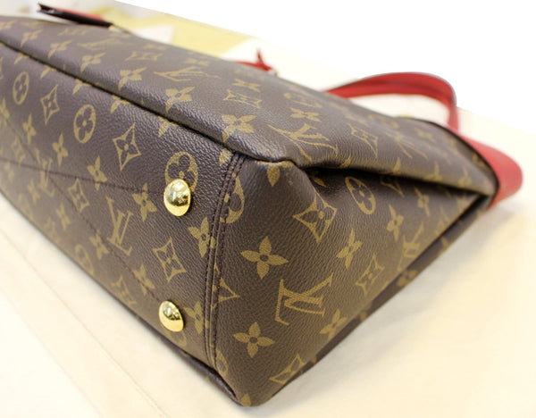 LOUIS VUITTON Cherry Monogram Canvas Pallas Chain Shopper Bag