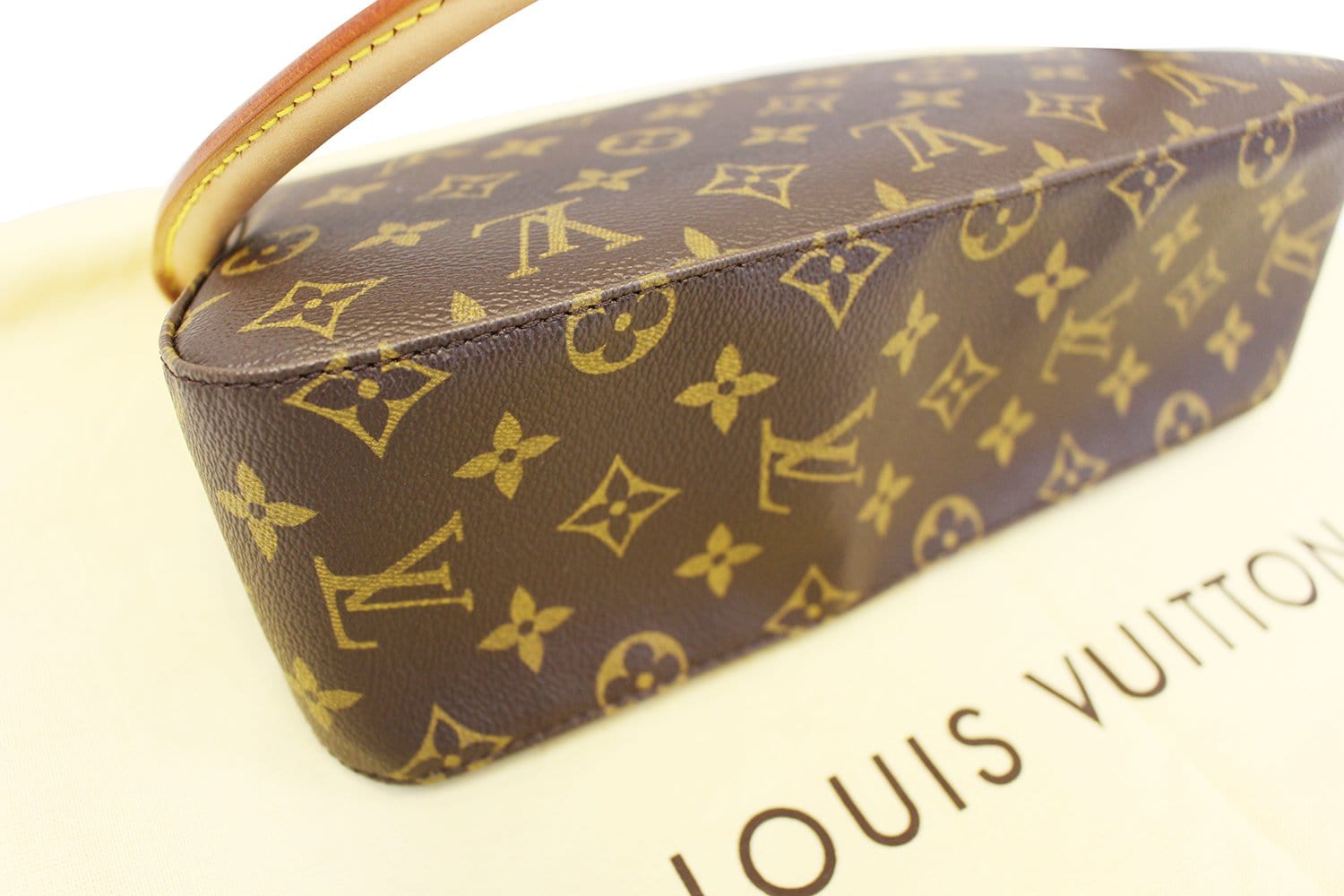 LOUIS VUITTON Monogram Canvas Mini Looping Shoulder Handbag