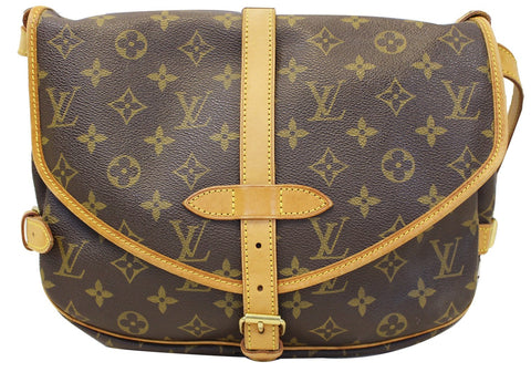 LOUIS VUITTON Monogram Canvas Saumur 30 Shoulder Bag