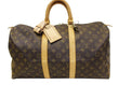 LOUIS VUITTON Keepall 45 Monogram Canvas Duffle Travel Bag