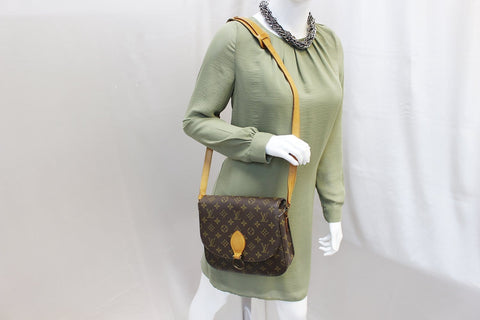 LOUIS VUITTON Monogram Canvas Saint Cloud GM Crossbody Bag