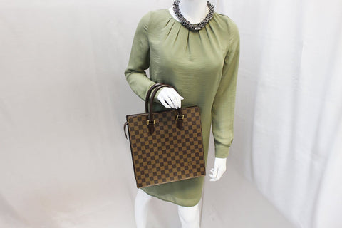 LOUIS VUITTON Damier Canvas Venice Sac-Plat Tote Bag