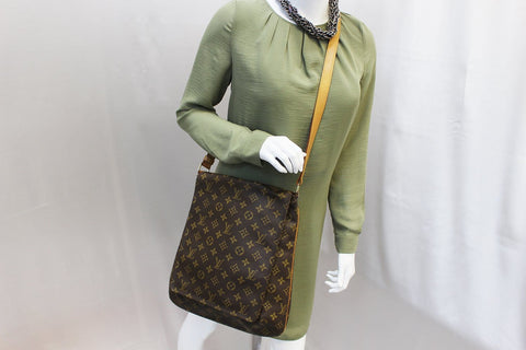 LOUIS VUITTON Musette Salsa GM Monogram Crossbody Shoulder Bag