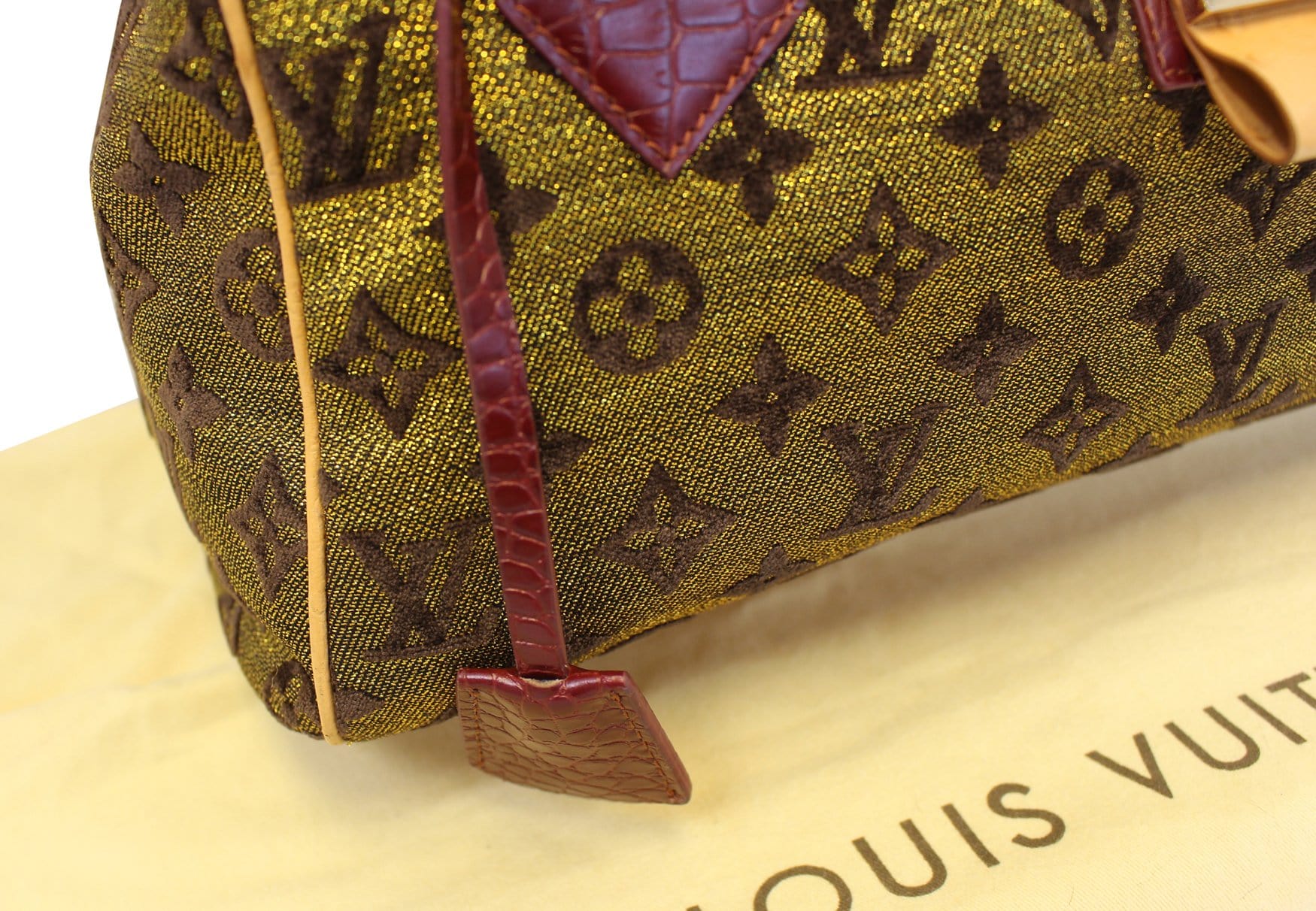 Louis Vuitton Limited Edition Cognac Ostrich & Classic Monogram, Lot  #58338