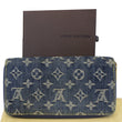 LOUIS VUITTON Blue Denim Monogram Zippy Wallet-US