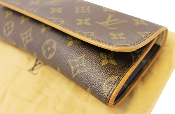 LOUIS VUITTON Monogram Canvas Pochette Twin GM Crossbody Bag