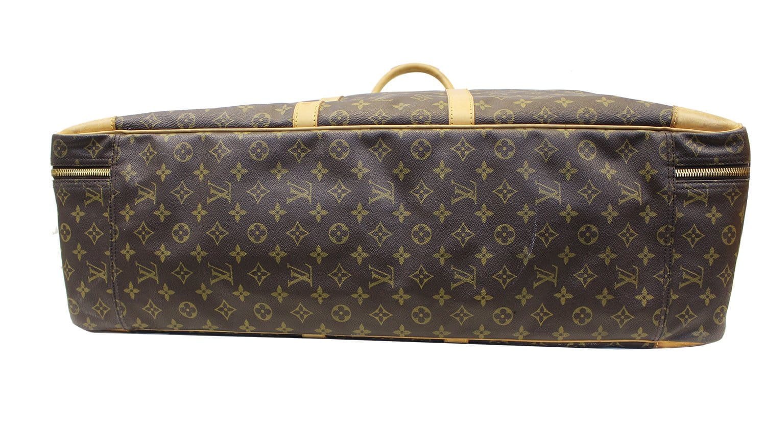 Louis Vuitton Vintage Large Monogram Zip Around Suitcase Luggage 26” x 20”  x 8”