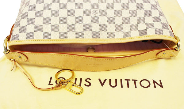 LOUIS VUITTON Shoulder Bag Pre Owned Damier Azur Delightful PM NM