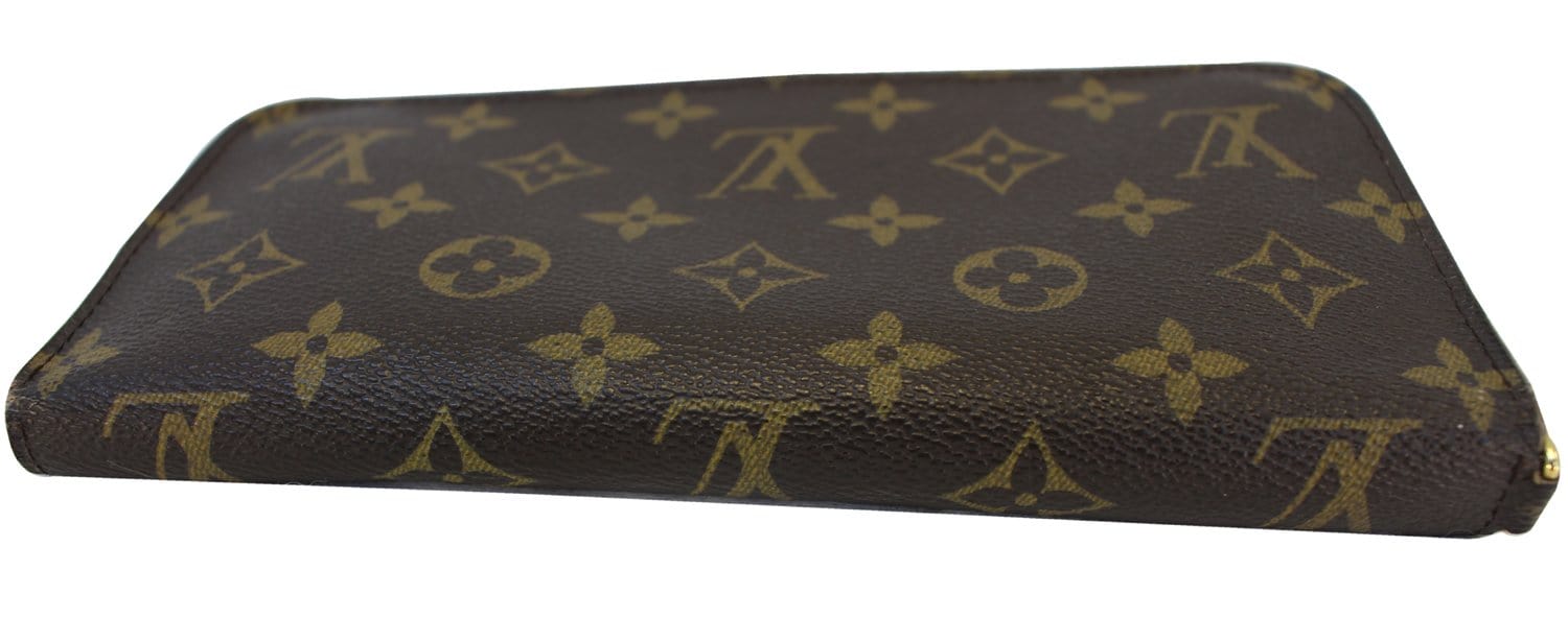 LOUIS VUITTON Monogram Leopard Insolite Wallet Blanc Corail 1304501