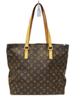 LOUIS VUITTON Monogram Canvas Cabas Mezzo Shoulder Bag