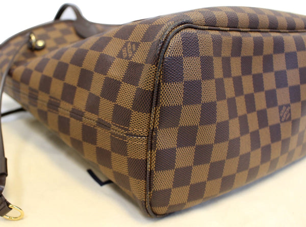 LOUIS VUITTON Damier Ebene Neverfull MM Shoulder Bag