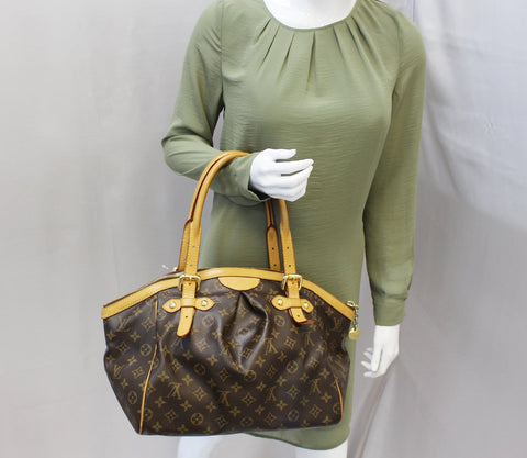 Louis Vuitton Tivoli GM Monogram Tote Shoulder Bag for women