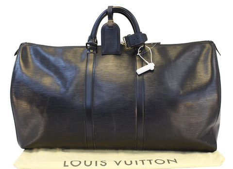 LOUIS VUITTON Epi Leather Keepall 55 Boston Bag