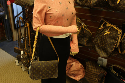 LOUIS VUITTON Monogram Musette Tango Shoulder Bag