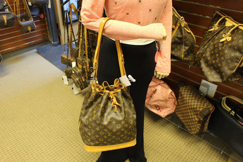 LOUIS VUITTON Monogram Canvas Brown Noe Bag