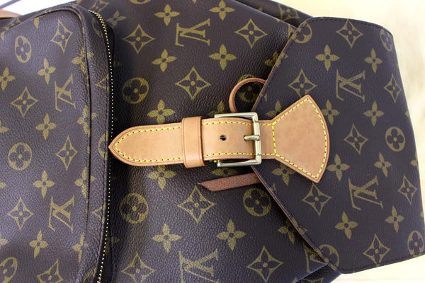 LOUIS VUITTON Backpack Bag Monogram Brown Montsouris GM