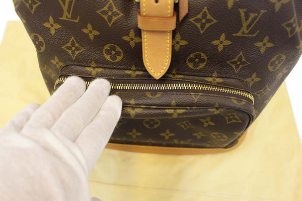 LOUIS VUITTON Backpack Bag Monogram Brown Montsouris GM