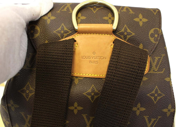 LOUIS VUITTON Backpack Bag Monogram Brown Montsouris GM