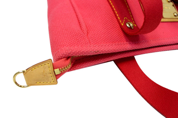 LOUIS VUITTON Pink Toile Canvas Antigua Cabas MM Shoulder Bag - Sale