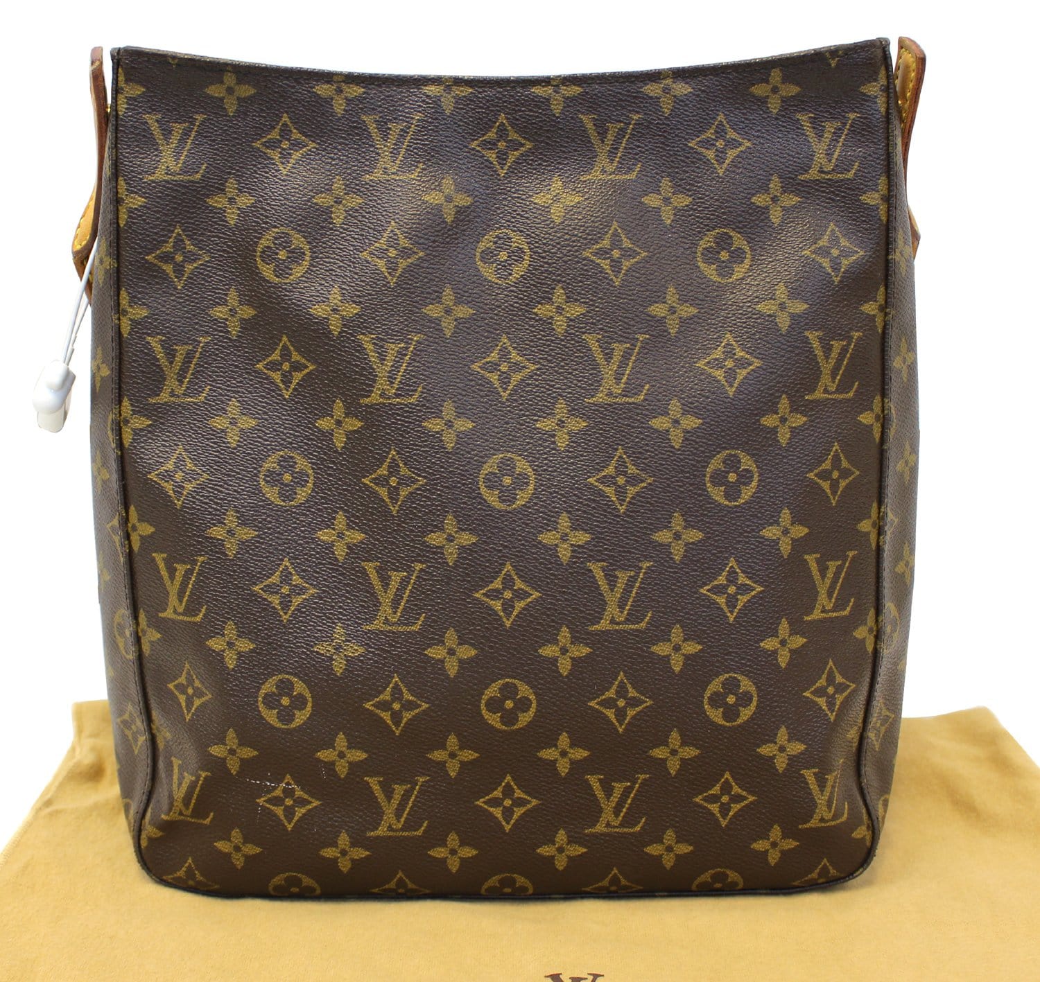 Louis Vuitton Brown Canvas Monogram Looping GM Shoulder Bag Louis Vuitton