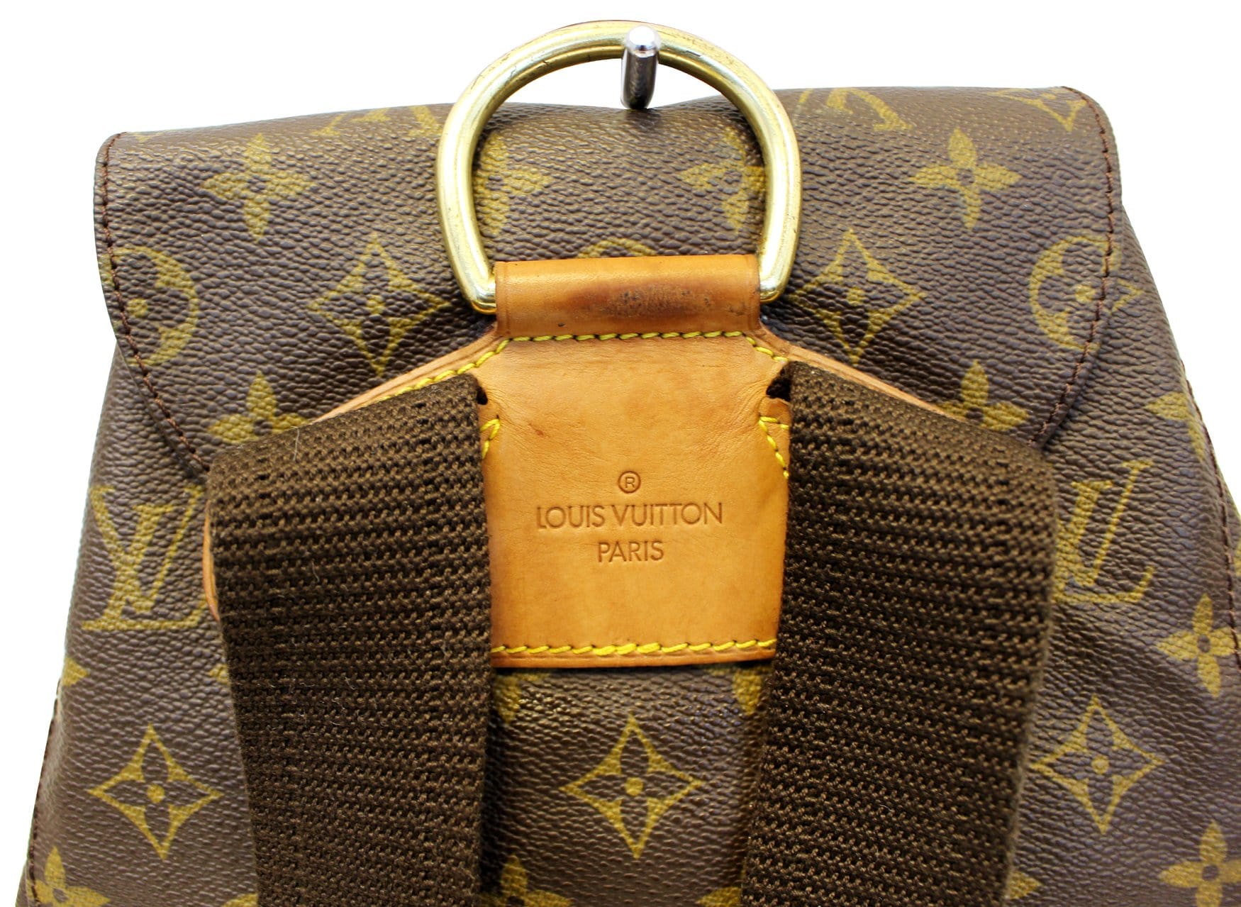 AUTHENTIC LOUIS VUITTON M51135 Monogram Montsouris GM Backpack Bag
