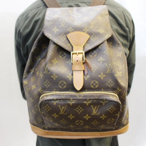 LOUIS VUITTON Monogram Canvas Montsouris GM Backpack