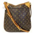 LOUIS VUITTON Monogram Brown Odeon MM Shoulder Bag