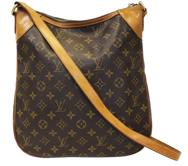 LOUIS VUITTON Monogram Brown Odeon MM Shoulder Bag