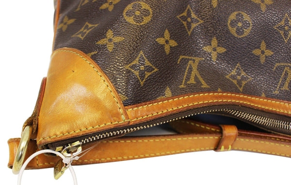 LOUIS VUITTON Monogram Brown Odeon MM Shoulder Bag