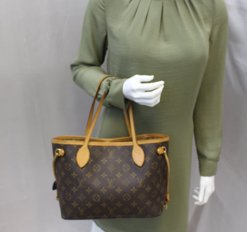 LOUIS VUITTON Monogram Neverfull PM Tote Bag