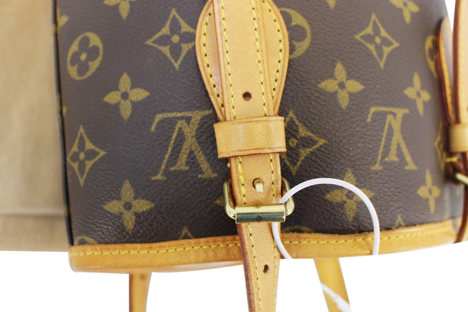 Louis Vuitton Monogram Canvas Petit Bucket Bag w/ Accessory Pouch