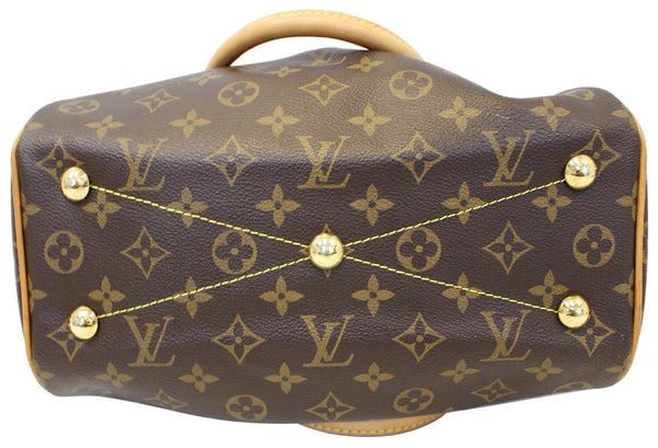 Louis Vuitton Tivoli PM Canvas Shoulder Handbag - leather