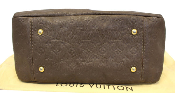 LOUIS VUITTON Terre Monogram Empreinte Leather Artsy MM Shoulder Bag