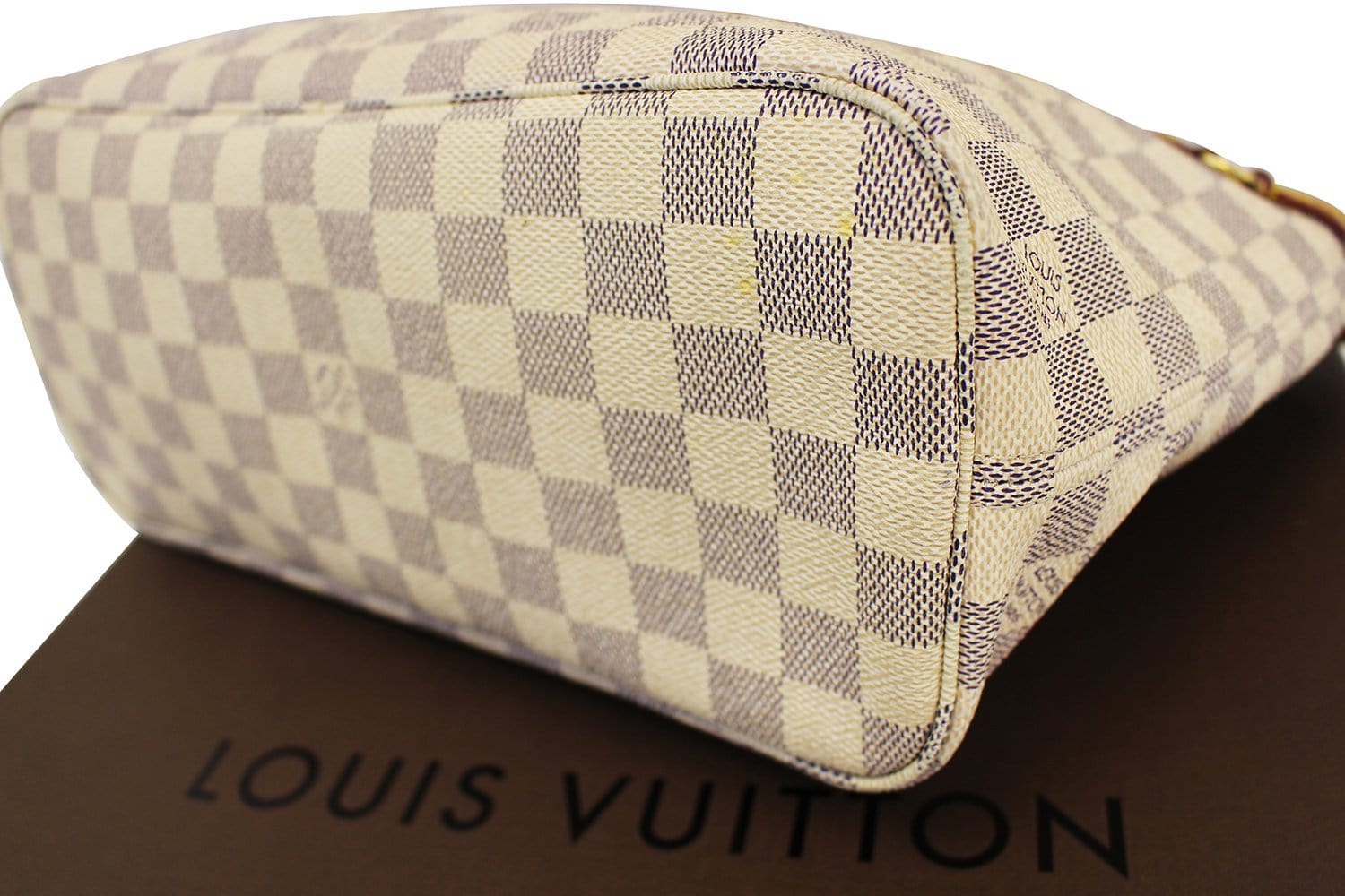 LOUIS VUITTON Damier Azur Neverfull PM Tote Bag VI1191 – LuxuryPromise