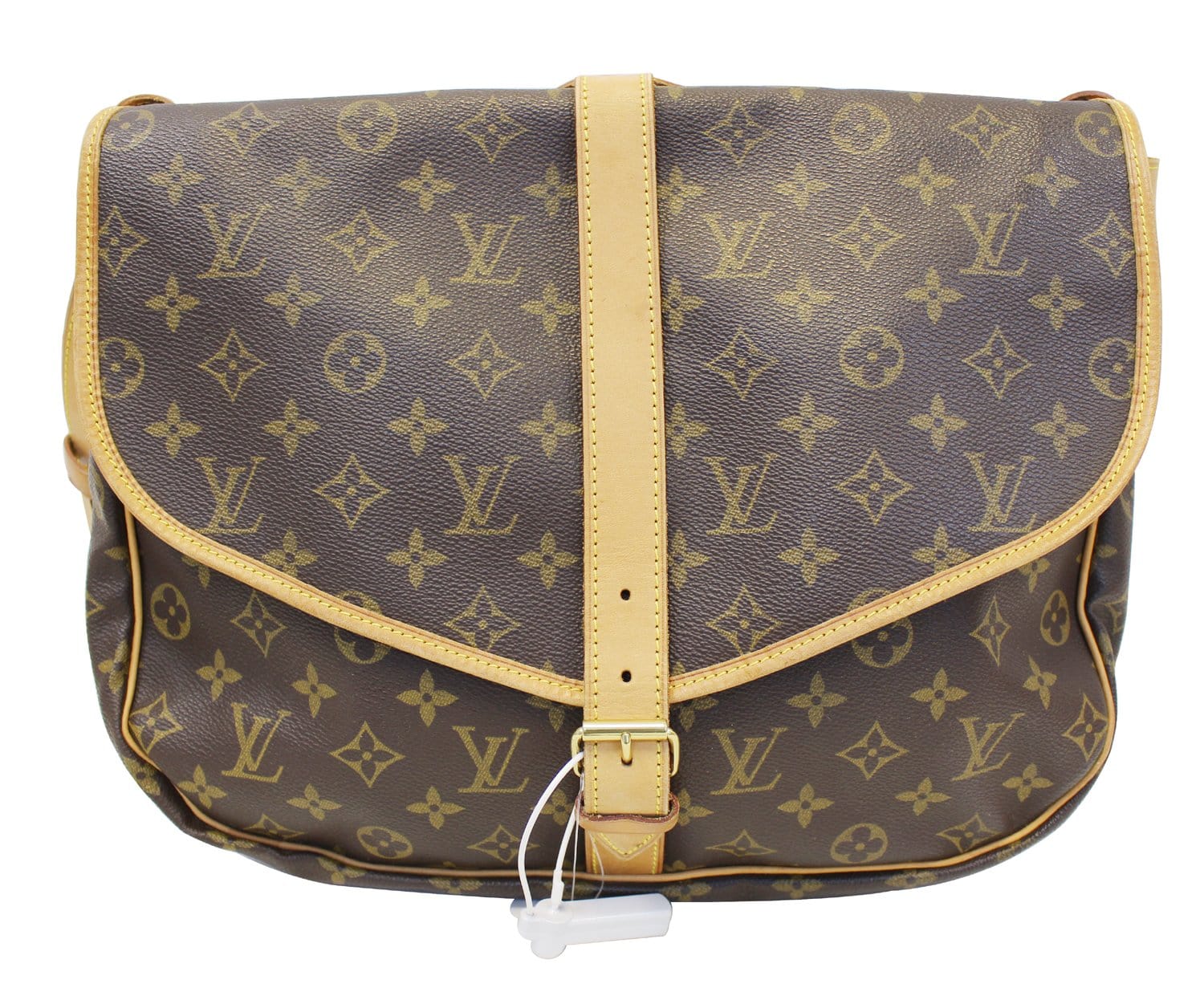 Authentic Louis Vuitton Monogram Saumur 30 Shoulder Cross Bag
