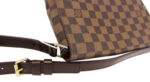 LOUIS VUITTON Damier Ebene Musette Salsa GM Crossbody Bag