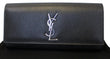 YVES SAINT LAURENT Kate Black Leather Clutch